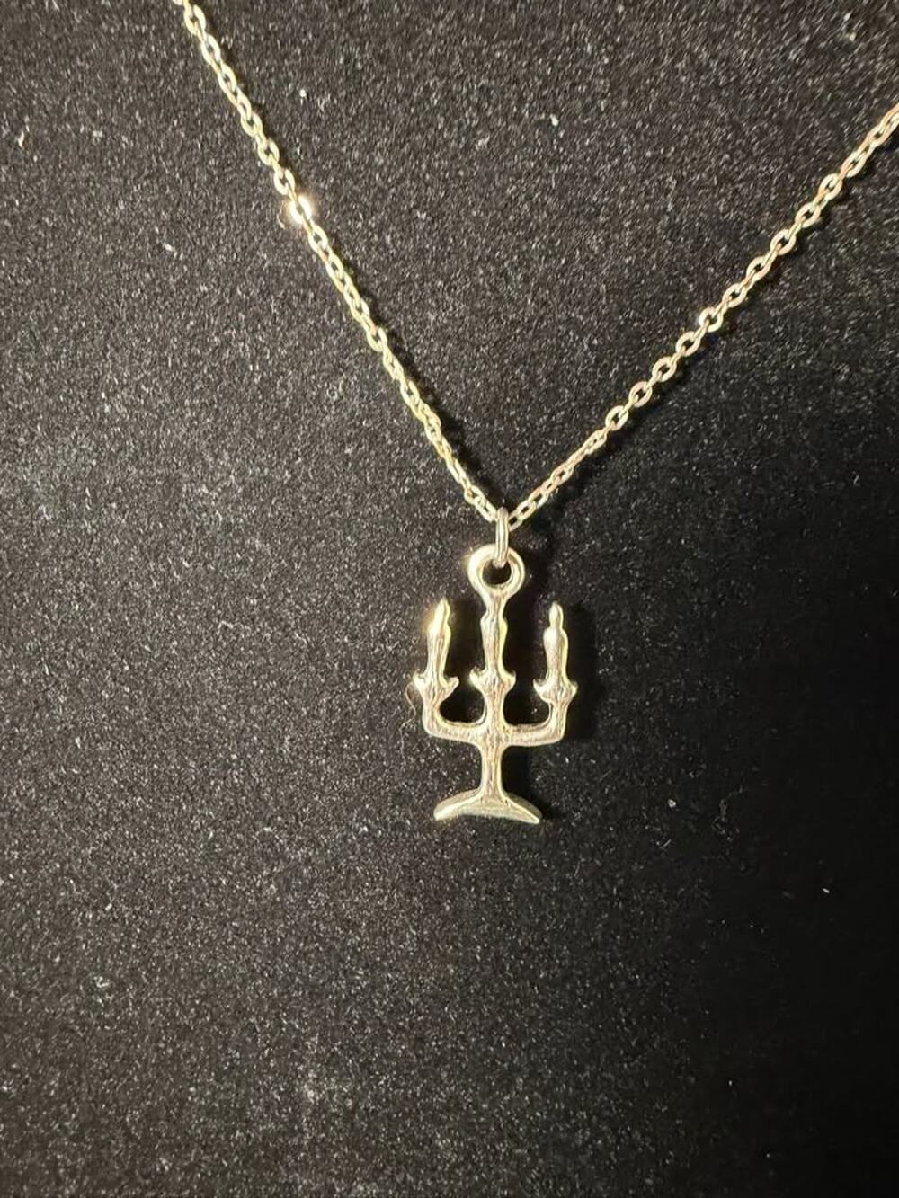 Disney Beauty and the Beast Lumière Necklace (MWL31)
